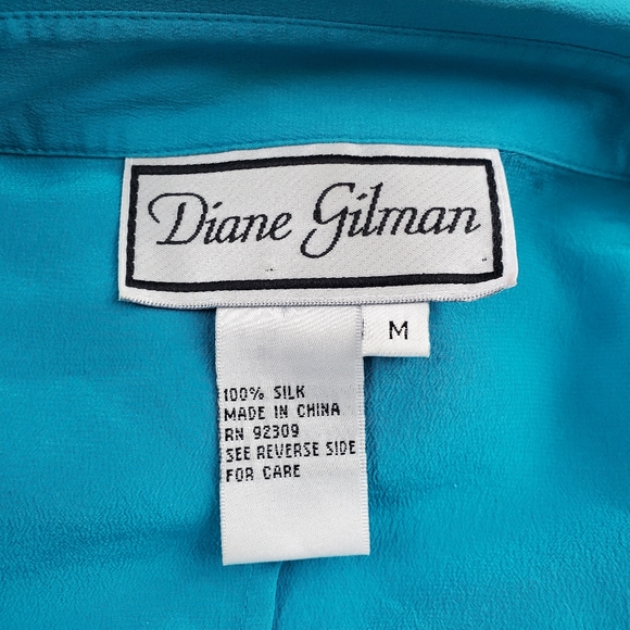 Silk Tiger Sequin Rainbow Blouse - Picture 9 of 9